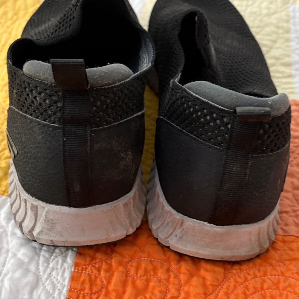Skechers Men's Black Slip-On Sneakers - Picture 4 of 6
